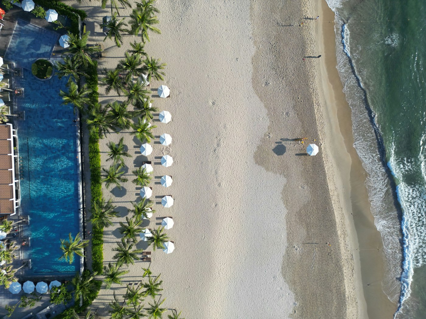 Beach life on Da Nang's sands