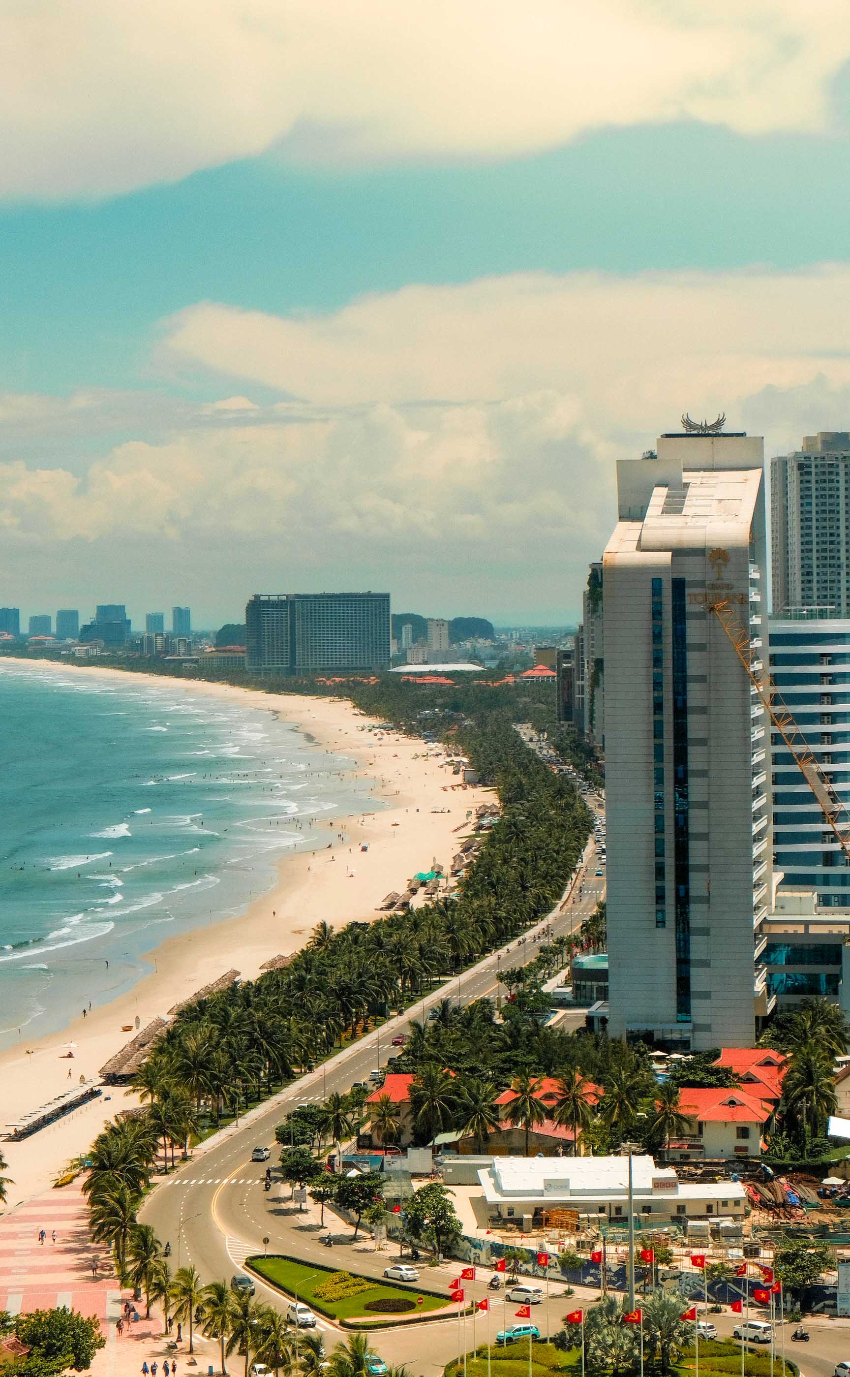 The Da Nang coastline